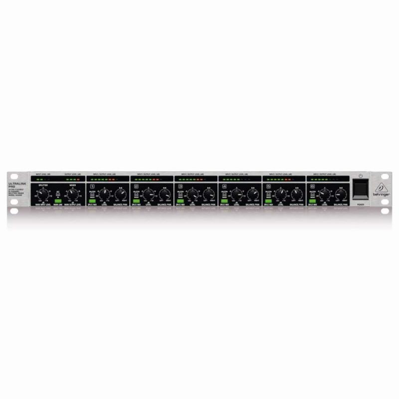 Behringer �ߥ�����/���ץ�å��� 8 in/2 out 6 in/6 out ��٥��Ѵ���ǽ ���������ȿ����� 1U������ MX882 V2