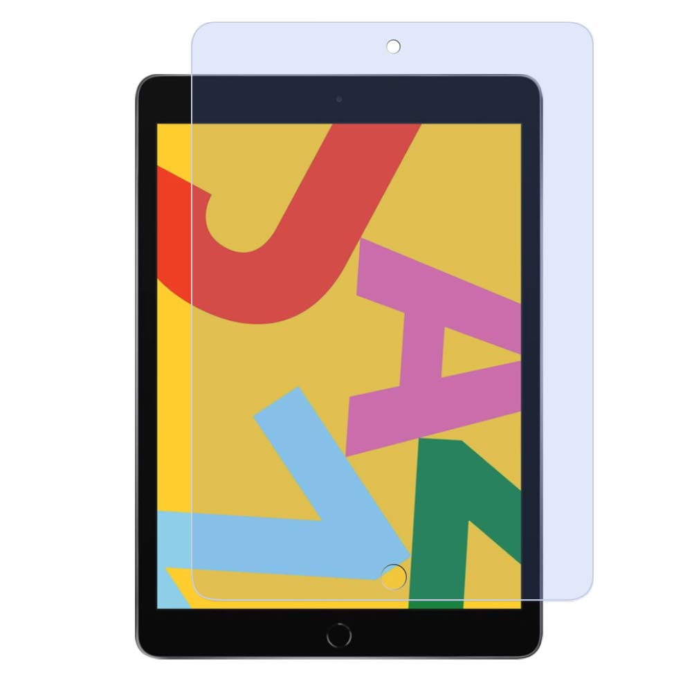・対応機種:iPad 10.2 (第9世代 2021/第8世代 2020/第7世代 2019) ・機能:ブルーライトカット ・硬度:9H ・素材:日本製旭硝子 ・特徴:高透過率、超薄型設計、飛散防止、指紋防止、自己吸着シリコン粘着シート採用
