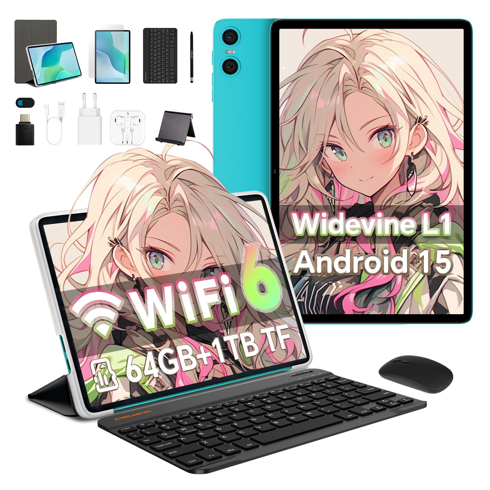楽天市場】タブレット android15（タブレット用液晶保護フィルム