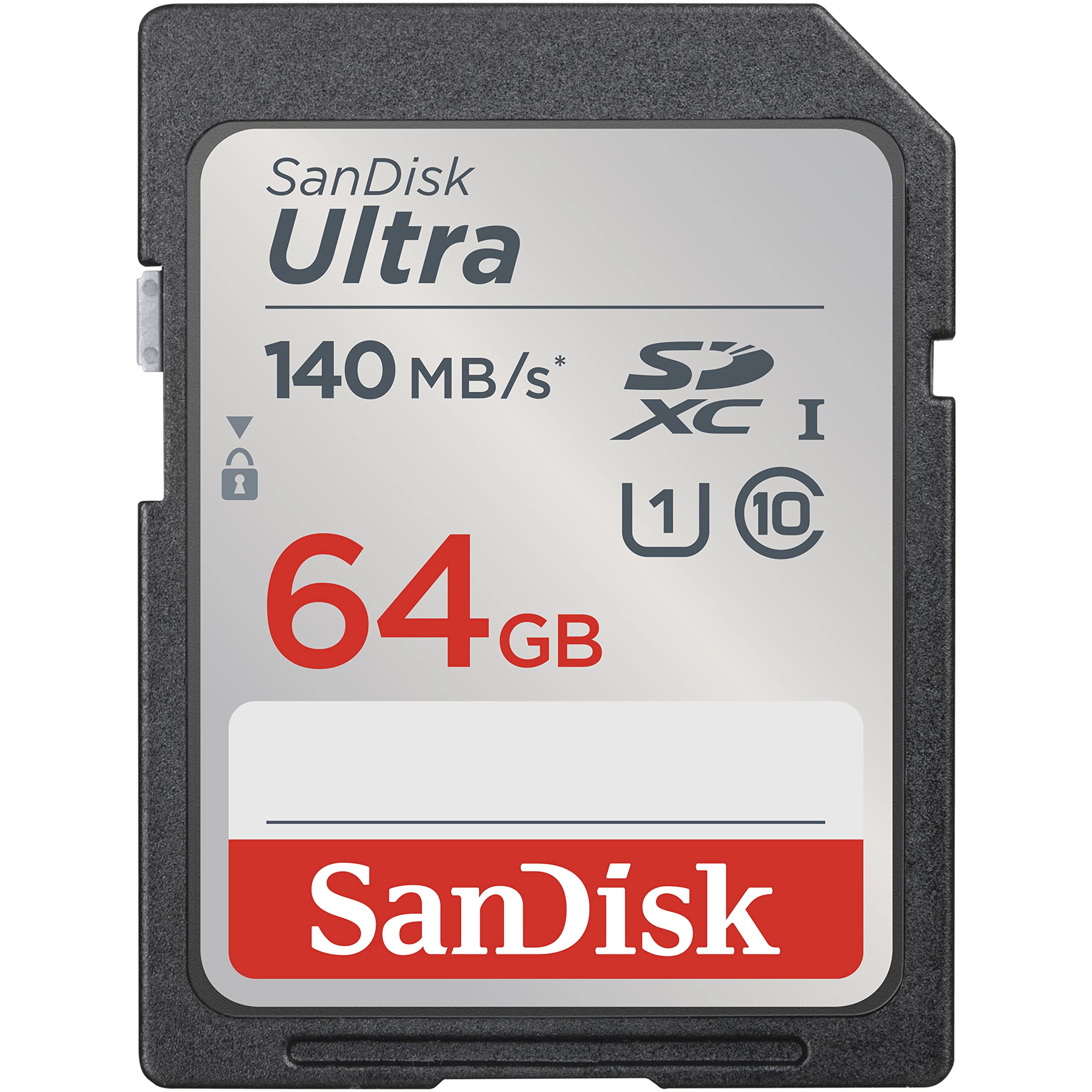 64GB SDXC UHS-I メモリーカード 140MB/s C10 U1 Full HD SDカード