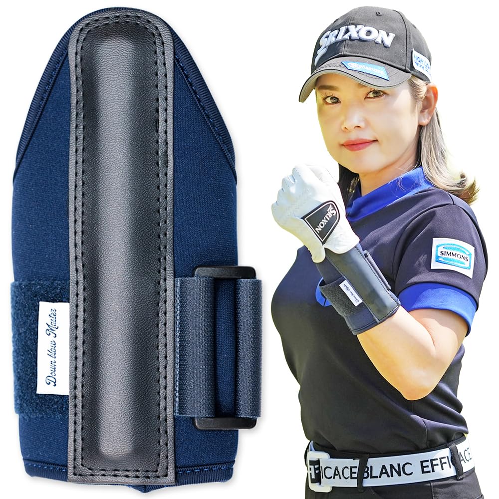 乐天商城 - ゴルフ 練習器具 ネイビー 手首矯正 ハンドファースト 習得