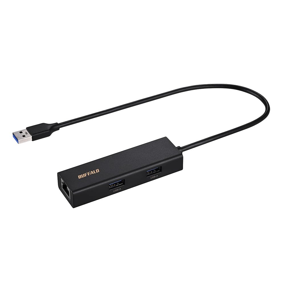 乐天商城 - Giga対応 USB Type-A ドッキングステーション LANアダプター 有線LAN USBハブ USB3.2(Gen1) ブラック