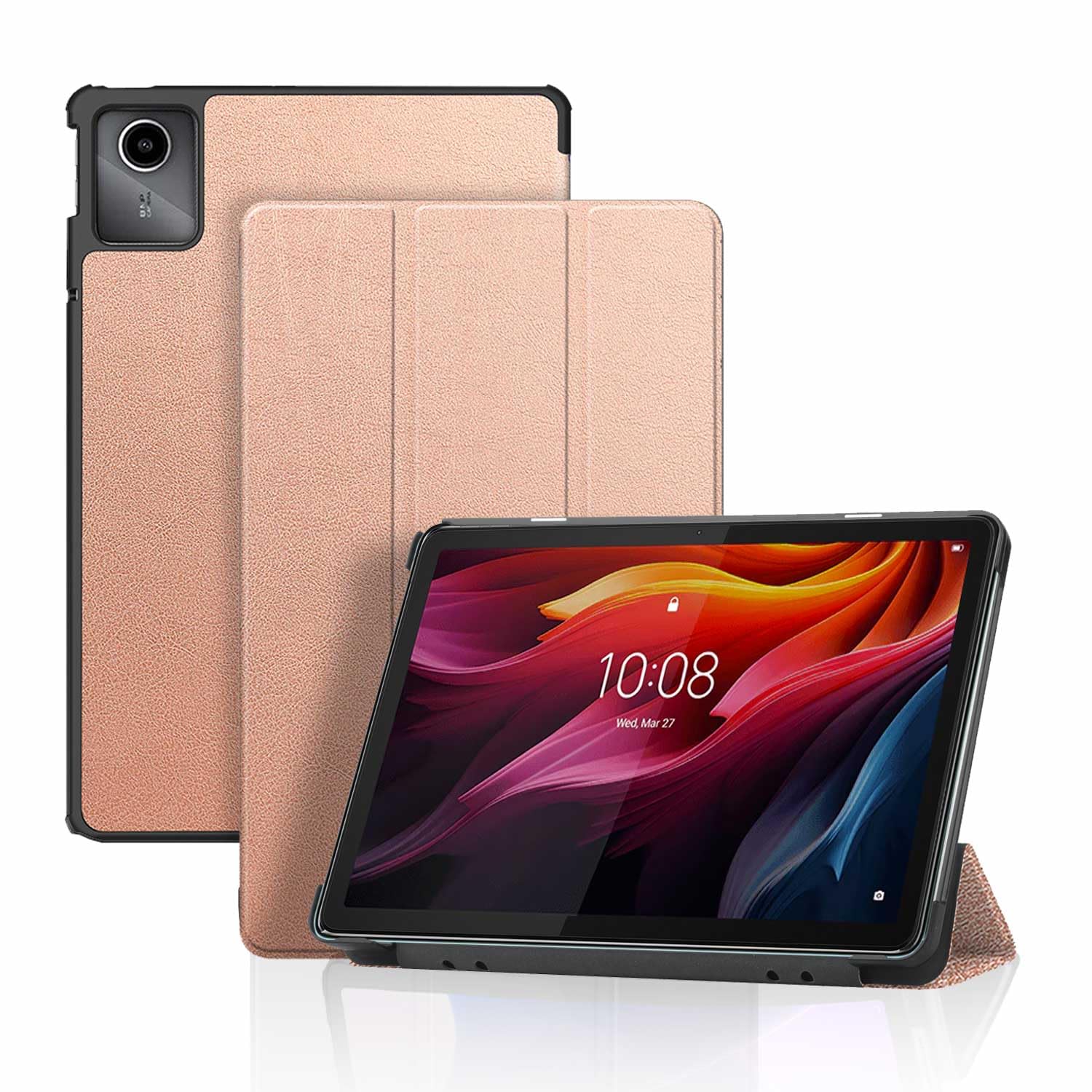 ・対応機種:Lenovo Tab K11 Plus 11.45インチ ・素材:PUレザー ・機能:スタンド機能、防水、防塵、全面保護