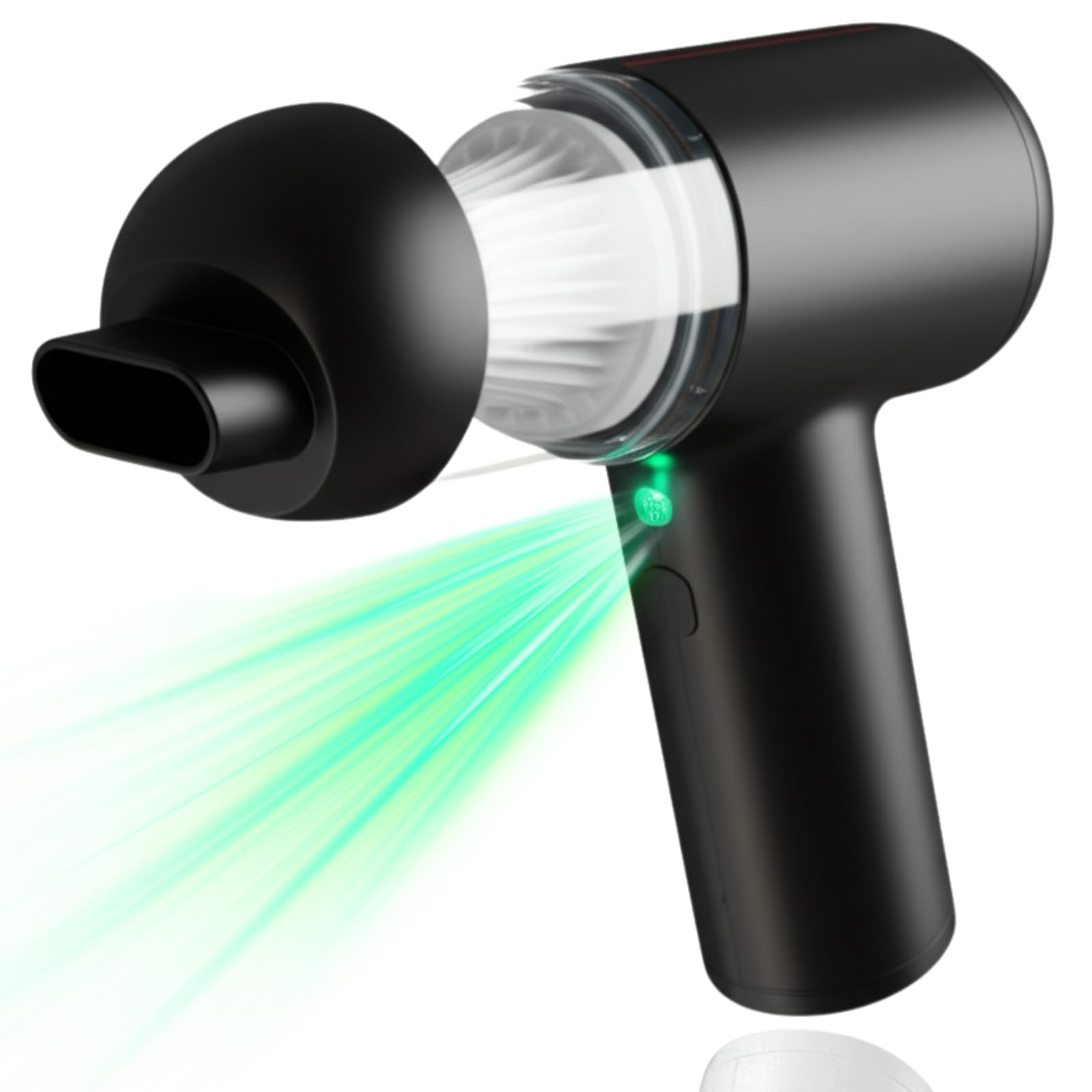 ・機能:4in1 (ブロー、吸引、空気入れ、空気抜き) ・充電方式:Type-C充電式 ・カラー:ブラック