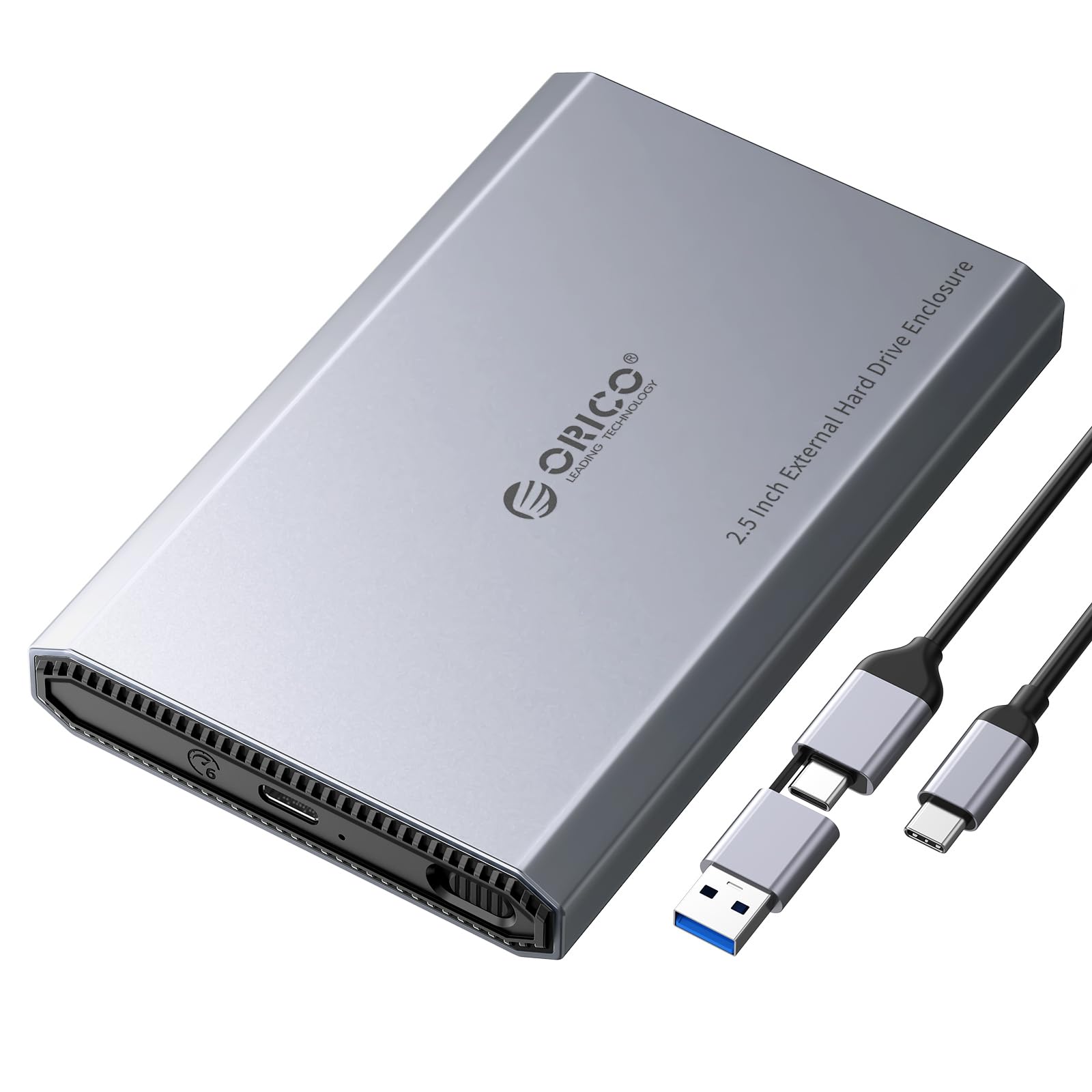 アルミ 2.5インチ HDD ケース USB Type-C 3.2 SATA HDD SSD ケース 6Gbps高速転送 ...
