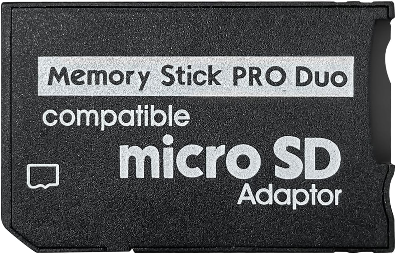 microSD メモリースティック Pro Duo 対応 変換アダプタ 変換器 ブラック