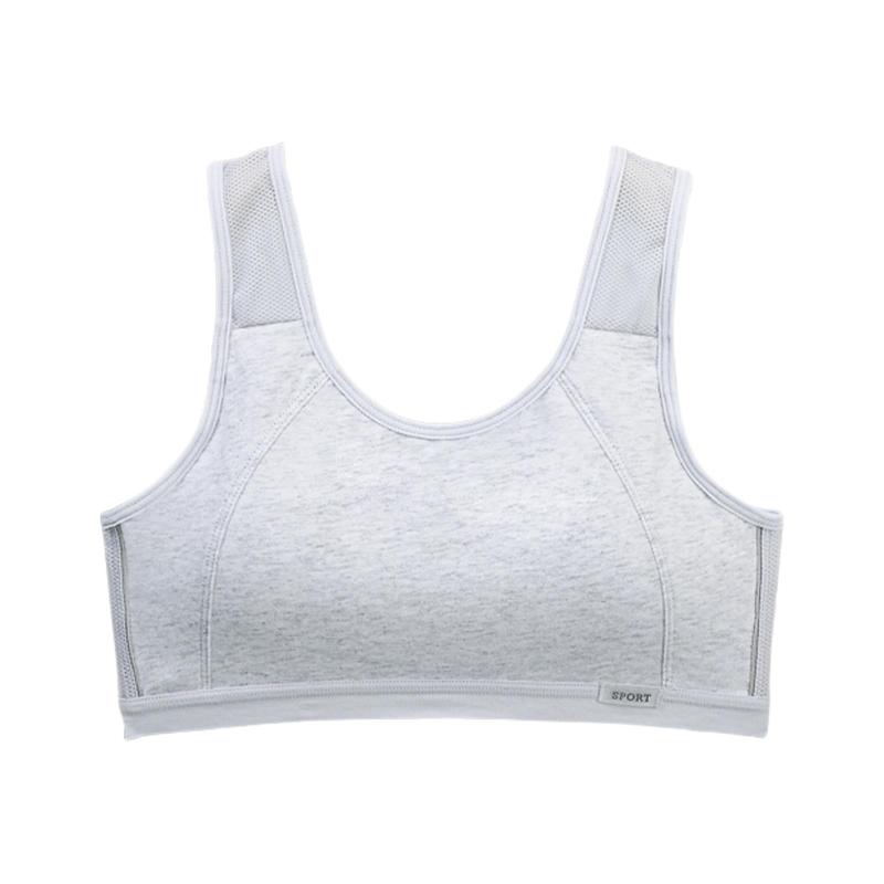 [GlamollaMisse] ブラジャー ガールズ ハーフトップ 子供用 ジュニアブラ タンクトップ スポーツブラ 胸パッド付き 小学生 中学生 ブラジャー 女の子 インナー 可愛い スポーツブラ 薄い 通気性