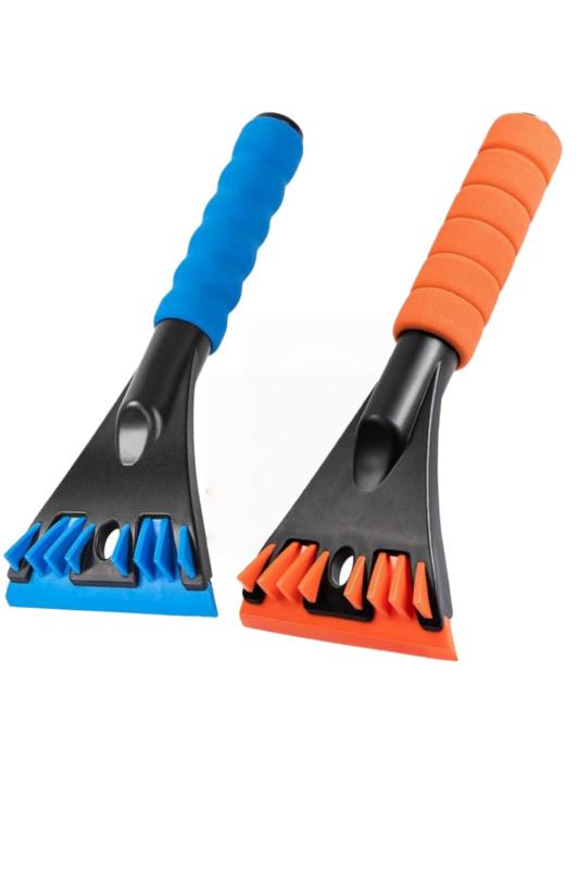 YFFSFDC 雪かき 2個セットスノーブラシ スクレーパー 車 雪かきスコップ 雪下ろし 霜取り 家庭用雪かき 車を傷つけない 凍結防止 ABS製 雪対策 擦り傷防止 持ち運び便利