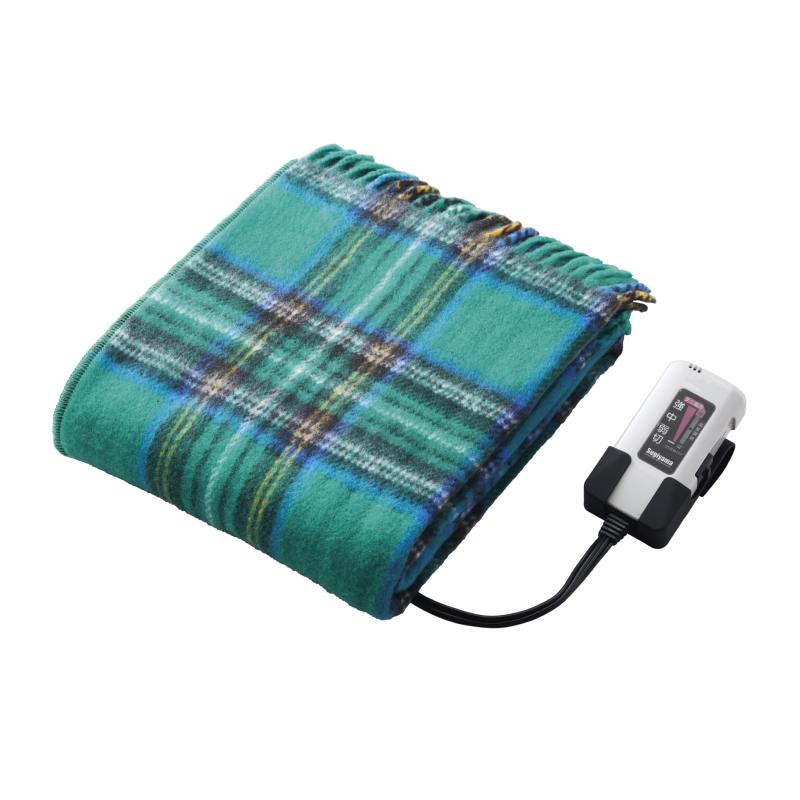 Sugiyama 切り忘れ防止タイマー付き 82×140cm 日本製 洗える 電気ひざ掛け SSW22H22