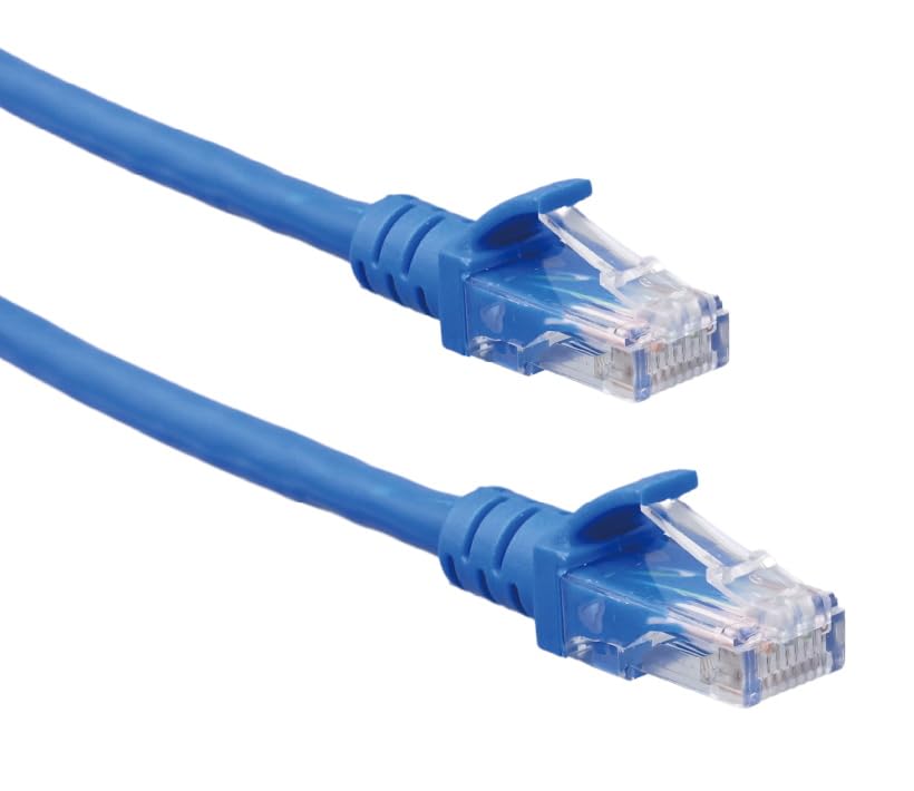 ・規格:CAT6(カテゴリー6) ・カラー:青 ・通信速度:1Gbps(1000BASE-T) ・構造:単線仕様、UTP ・コネクター:両端RJ45コネクター ・付加機能:PoE対応、爪折れ防止カバー付き ・型番:KC-1298