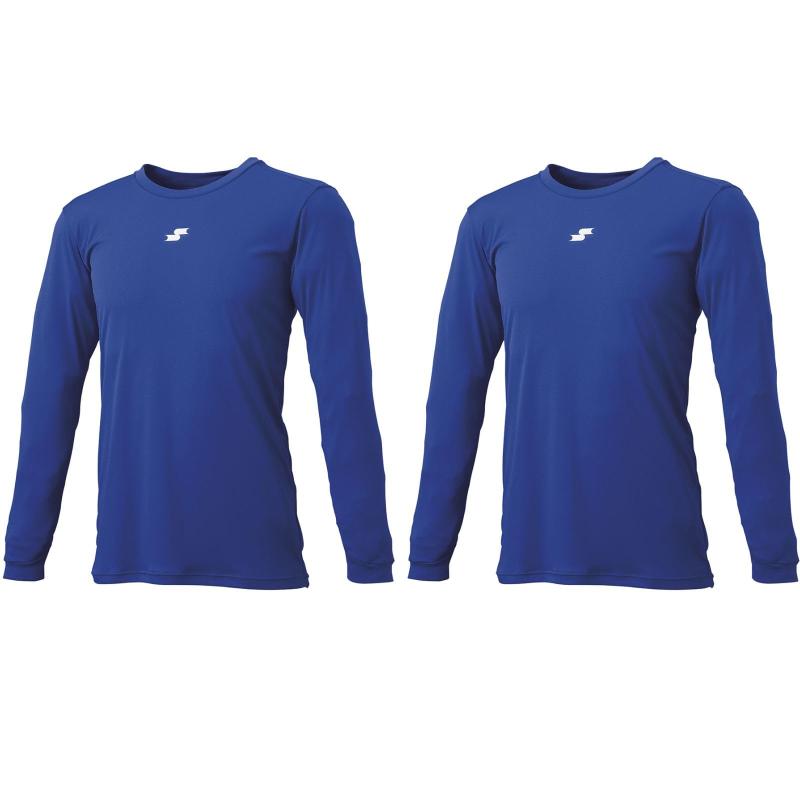 [SSK] [エスエスケイ] ジュニアAiryfunローネック長袖アンダーシャツ2枚組セット SCFLLJ2013