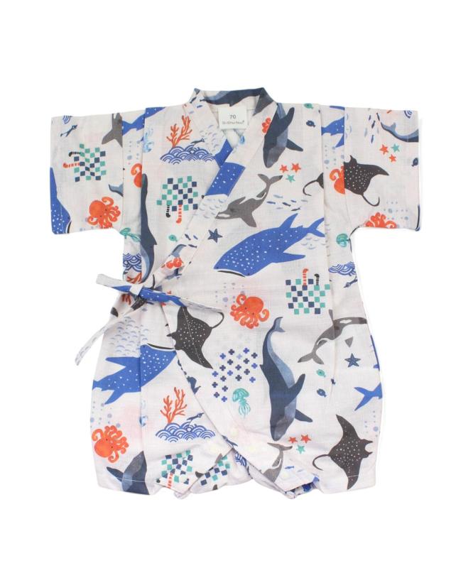 [シ・シュ・ノン] 甚平カバーオール 15333105 ベビー甚平