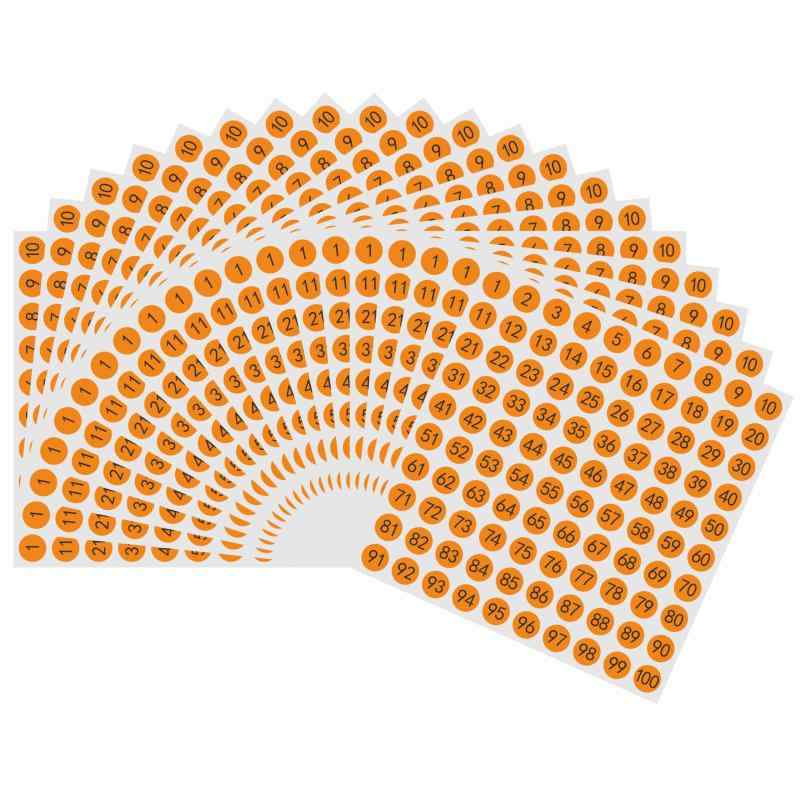 HYBSK 2000�ԡ��� 1��100�ֹ��٥� 0.4�����(10mm)�ɥåȥ��ƥå��� �߸��ݴ��ȿ����ӥ�Ȣ������Ȣ�����å����� - 20������