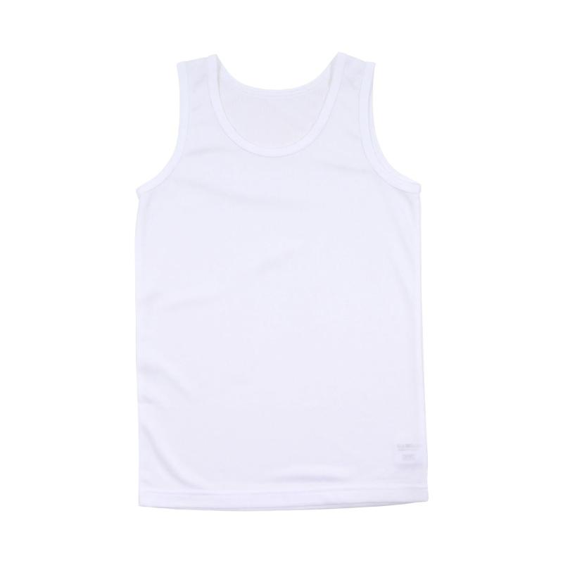 [Airin] 体育ノ心得 ガールズ タンクトップ 2枚組 メッシュ 速乾 (130cm/140cm/150cm/160cm/165cm) ホワイト 572