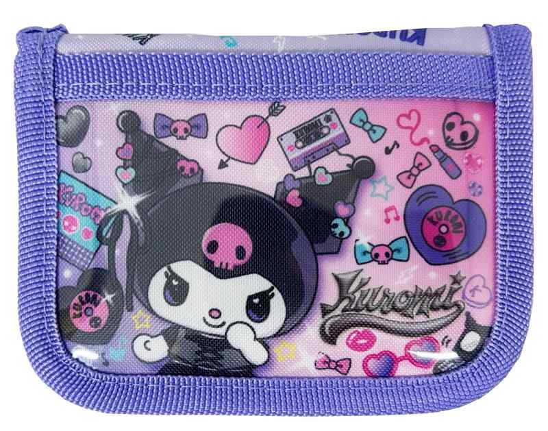 キャラクター キッズ 財布 首掛け 紐付き サンリオ コンパクト 軽量 折畳 男の子 女の子 子供 小学生 ファスナー付き ひも付き 可愛い