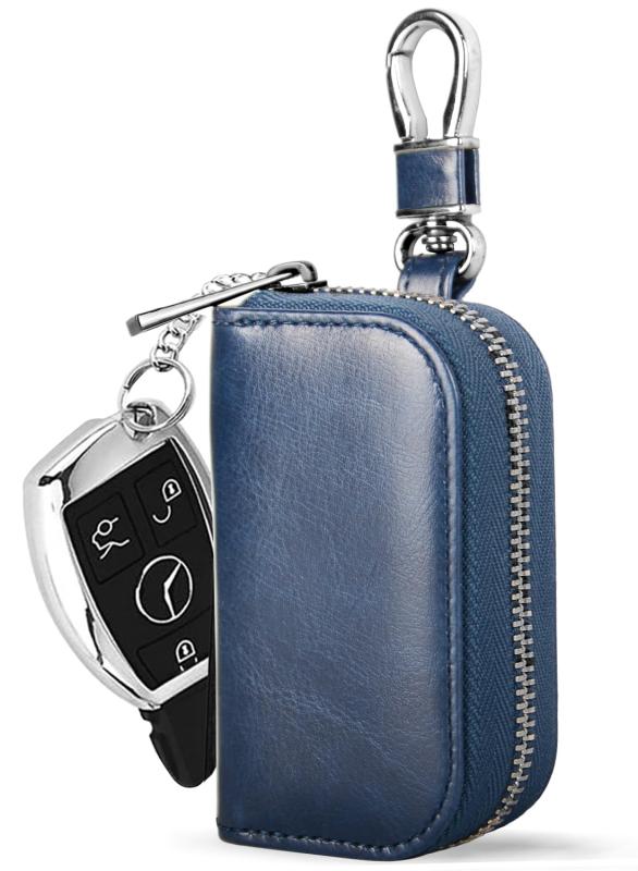 [CigaMaTe] リレーアタック防止用キーケース スマートキー 電波遮断 車 盗難防止グッズ リレーアタック対策 電波遮断キーケース スマートキーポーチ 父親 誕生日プレゼント 全車種対応