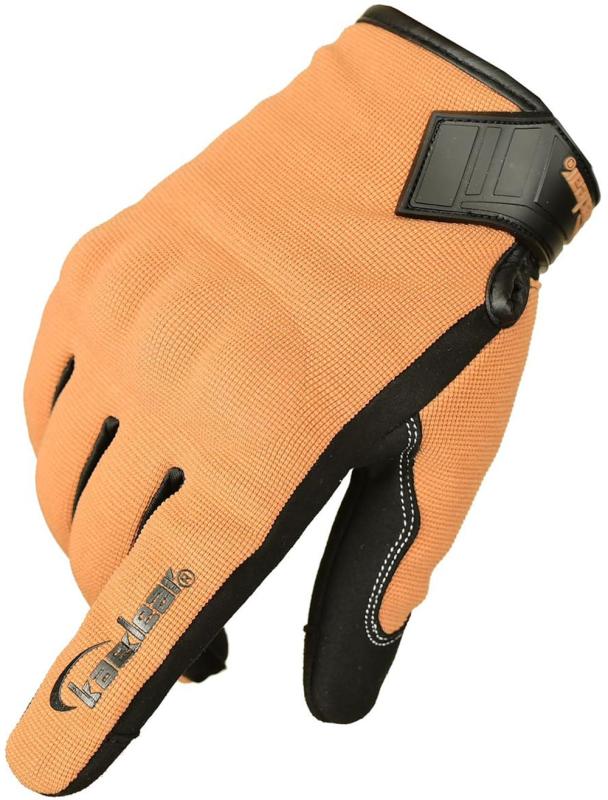 Kaedear(カエディア) バイク グローブ 夏 メッシュ プロテクター グローブ/スマホ タッチ 操作 対応 指先独自縫製技術採用/すべり止め 通気性 オー...