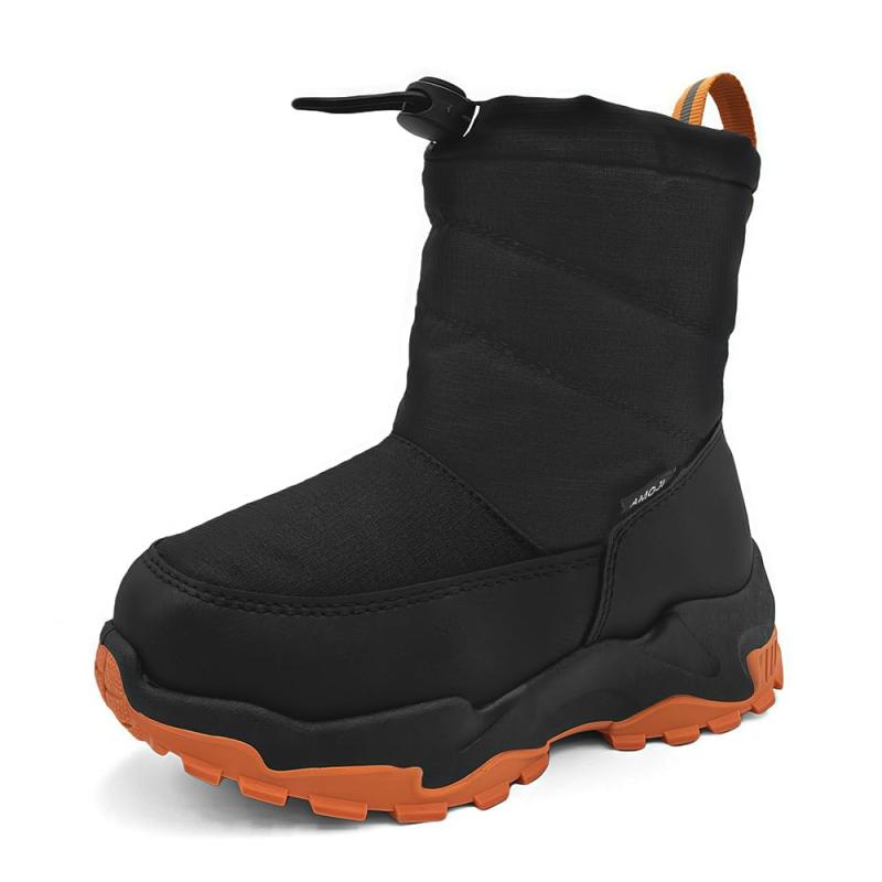 [アモジ] キッズ スノーブーツ 防寒 保温 ボア付き KB9901(3.0)