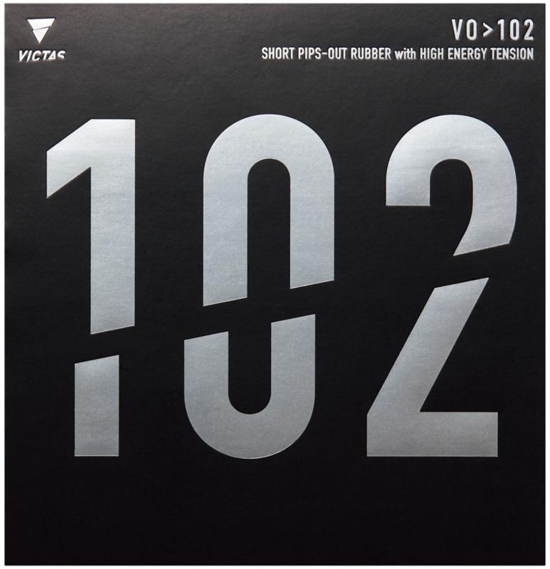 ヴィクタス(VICTAS) 卓球 ラバー VO>102 ハイエナジーテンション表ソフト レッド/ブラック 020222
