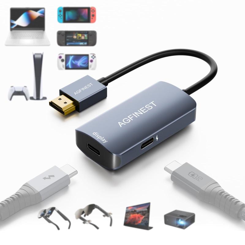 HDMI to USB-C変換アダプター