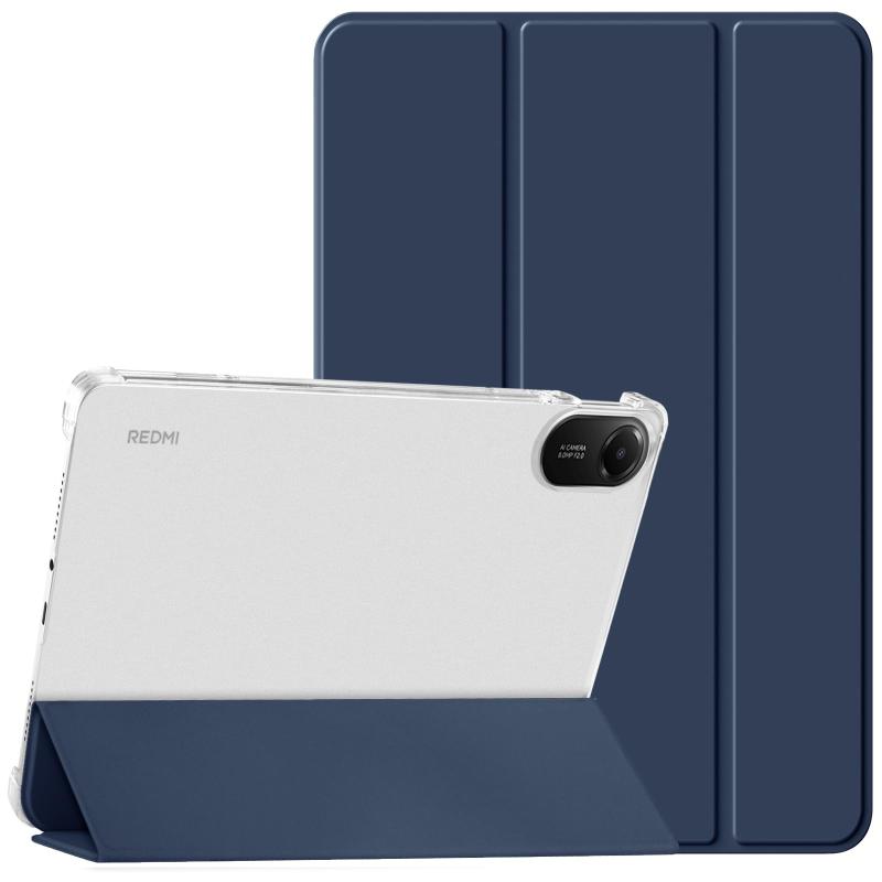 HGWALP XIAOMI Redmi パッド 2 11 インチ 2025 のための明確なケースは、硬い半透明な背部および自動睡眠および目覚め機能の薄いスタンドカバーをリリースしました