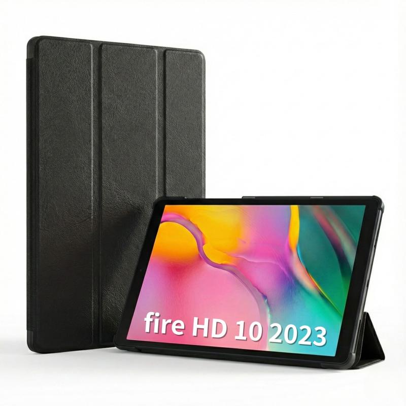 【累計14,000台】Fire HD 10 2023 カバー ケース 第13世代 対応 10インチ タブレットケース オートスリープ機能 角度調整可能 滑り止め加工 PUレザー ANY SELECT