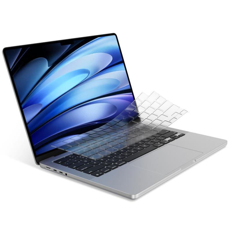 プレミアムキーボードカバープロテクター 超薄型キーボードスキン M2 M3 M4 MacBook Air 15インチ・13.6インチ、2024 2023 2022 2021 MacBook Pro 14インチ・16インチ M4 M3 M2 M1 チップ