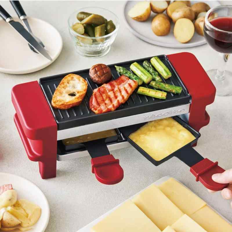 レコルト ラクレット＆フォンデュメーカー メルト recolte Raclette and Fondue Maker Melt (02：レッド)
