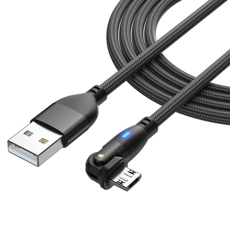 usb type c ケーブル USB 3.0急速充電 L字usb c ケーブル 5Gbps データ転送 ナイロン編み usb c ケーブル