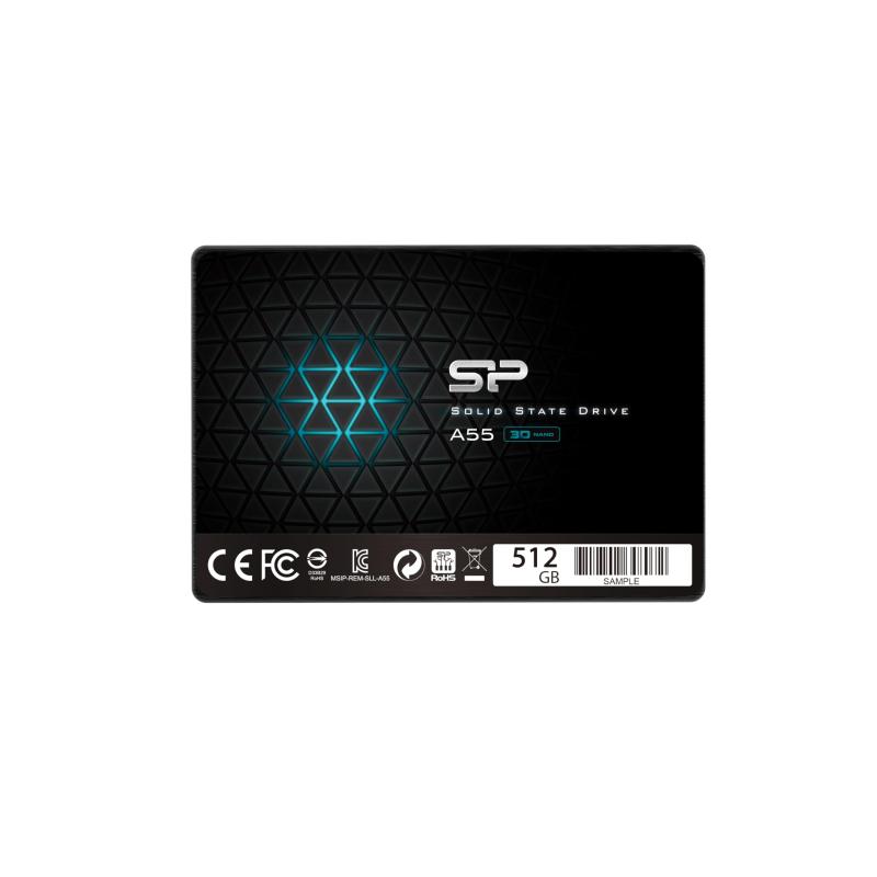 シリコンパワー SSD 3D NAND採用 SATA3 6Gb/s 2.5インチ 7mm 3年 A55シリーズ