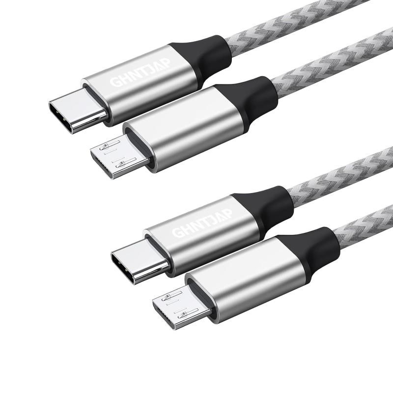 GHNTJAP Type C Micro USB ケーブル