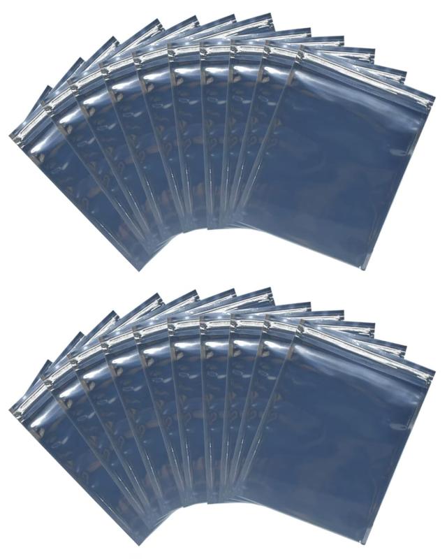 静電防止袋 ESD マザーボード帯電防止袋 シールドバッグ HDD/SSD保管 帯電防止袋 電子部品 基盤バッグ 再利用 無毒PET製 静電気対策袋