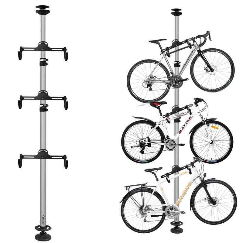 HEEOREV 自転車スタンド サイクルスタンド 高さ調節 ディスプレイスタンド バイクタワー 頑丈 ...