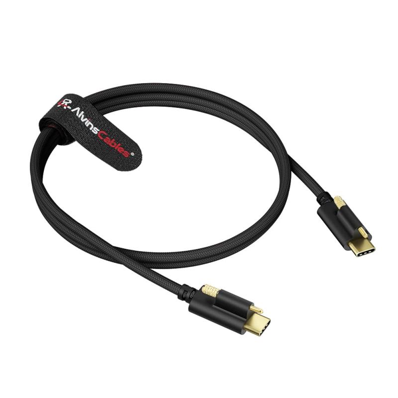 Alvin's Cables 超フレキシブル ロック式 USB-C - USB-C 電源ケーブル