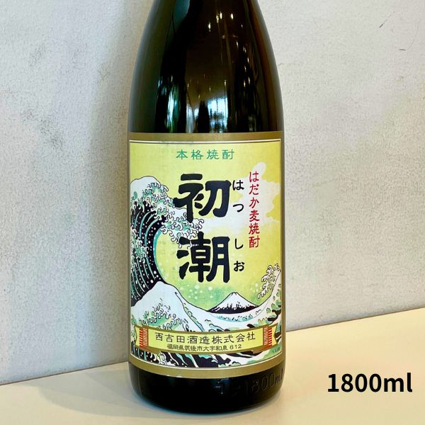初潮はだか麦焼酎25％1800mlお酒