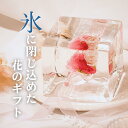 ブライダル氷華SS プリンセスシューズ 飾る氷 儚い 透明度 花 造花 アート 特別な時間 氷の華 花氷 ギフト サプライズ 雰囲気作り 結婚式 プロポーズ ブ...