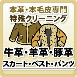 【牛革・羊革・豚革】スカート/ベスト/パンツ/本革特殊品クリーニング / 革 クリーニング