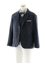 【レンタル】[男児スーツ]長ズボン E.ZEGNA グレー 細身 1018 140cm 150cm 160cm フォーマル 子供スーツレンタル【靴セット】 【おとこのこ 男子 シャツ パンツ 結婚式 発表会 コンクール ピアノ 入学式 卒業式 小学校 卒服 制服】