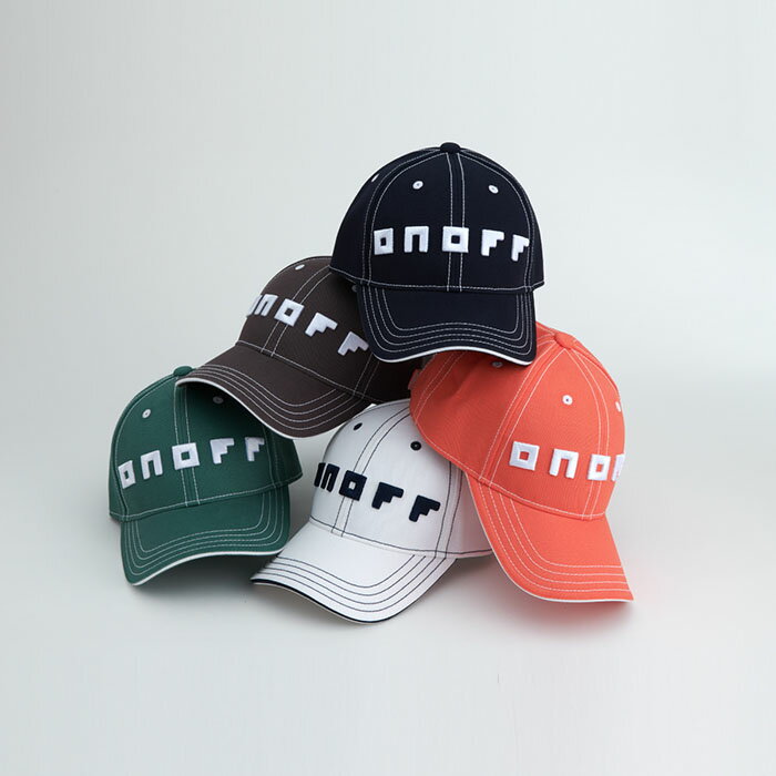【オノフ】ゴルフ キャップ YOK0122 ロゴ入り 綿／ONOFF Cap