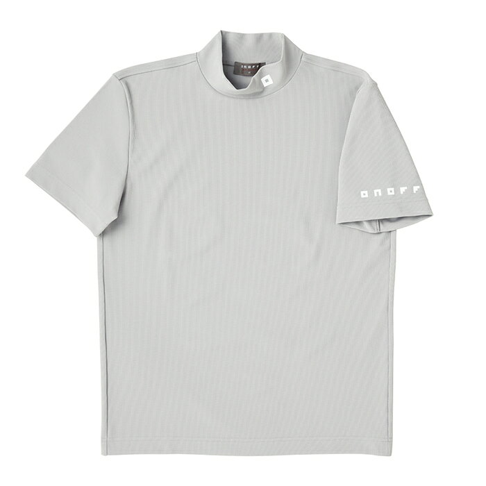 2024年春夏モデル【オノフ】ゴルフ メンズモックネックプルオーバー OWM201 ゴルフウェア 半袖／ONOFF Mens Mock Neck Pullover