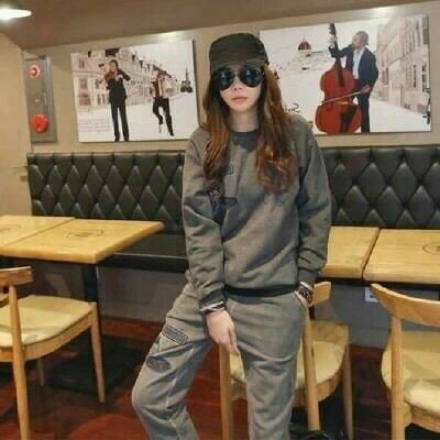 セットアップ レディース 春 秋 冬 レジャー ジャージ トレーナー 上下セット ラウンドネック 長袖 ロング丈 ゆったり カジュアル スウェット 体型カバー 裏起毛 黒 グレー スポーツウェア 20代 30代 40代 ブラック