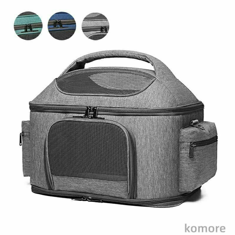 Knapsack Carrier - 通気性、安定性抜群 メッシュ 猫キャリーバッグ 小型犬キャリーバッグ