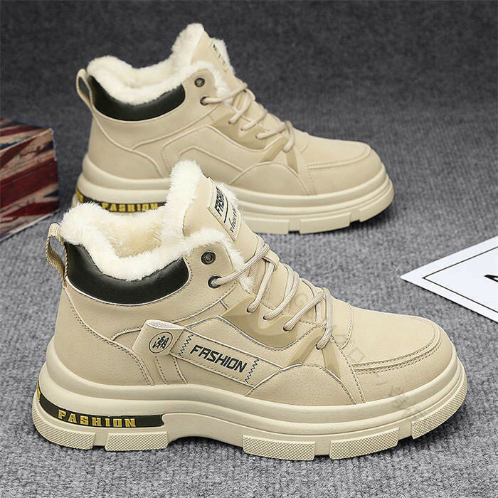 防寒靴 冬用ブーツ メンズスノーブーツ 防水シューズ 防滑靴 革靴 アウトドア 登山靴 暖かい靴 雪用ブーツ ウォーキングシューズ