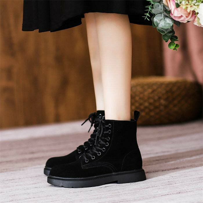レディース ショートブーツ 春 秋 冬 裏ボア 裏起毛 ブーツ 編み上げ ローヒール 大きいサイズ レースアップ 暖かい フラット 厚底 軽量 歩きやすい 痛くない おしゃれ 大人可愛い サイドジップ 防寒 防風 滑り止め 疲れにくい 着脱便利 きれいめ 通勤 通学