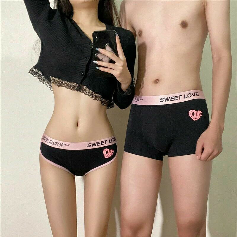 ONOFFshopのカップル ペア下着 おもしろ 下着 カップル 男女2着セット セクシー ペア 下着 ペア ヒップ ハンガー パンツ ブランド レディース ショーツ ペア ペアルック カップル 人気 お揃い レディース 30 代 40 人気 男性 下着 通販 メンズ 下着｜アングル3