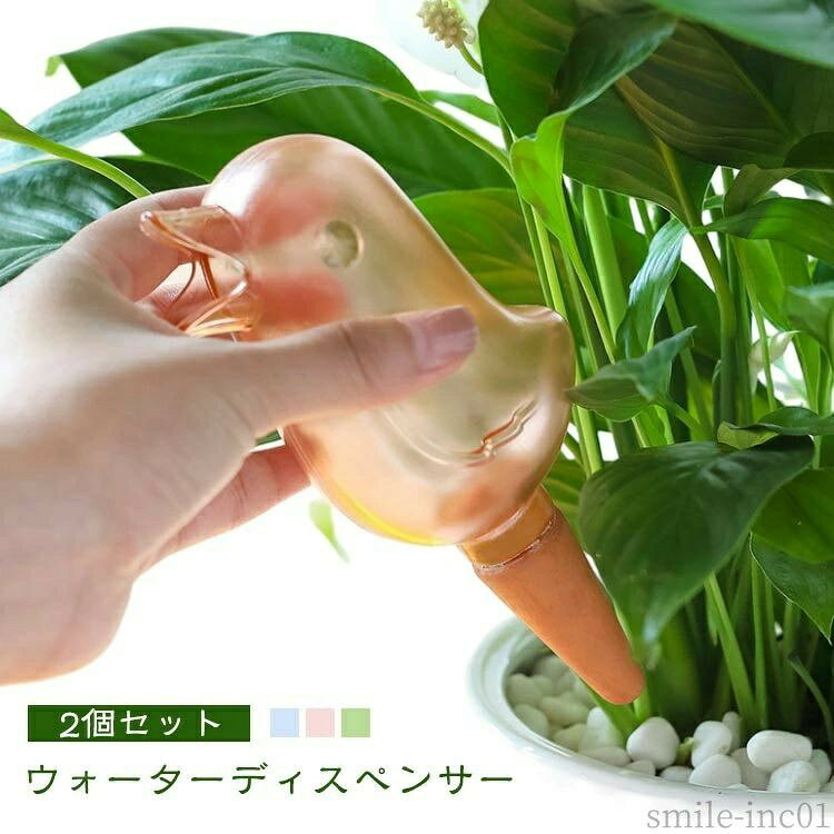 家庭菜園 プランター ベランダ 給水 自動水やり器 観葉植物 水やり ウォーターディスペンサー 水差し ガーデニング 2個セット