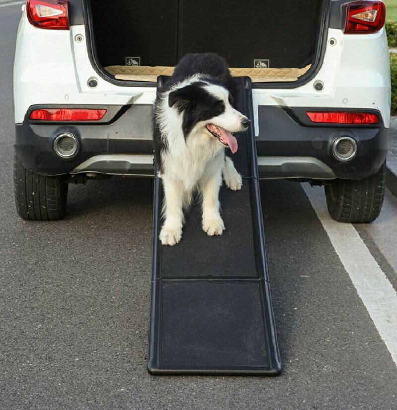 スロープ ペットスロープ ペットステップ 犬 2つ折り ペット用スロープ 階段 ペット用 踏み台 耐荷重75kg 持ち運び 折りたたみ 大型犬 小型犬 老犬