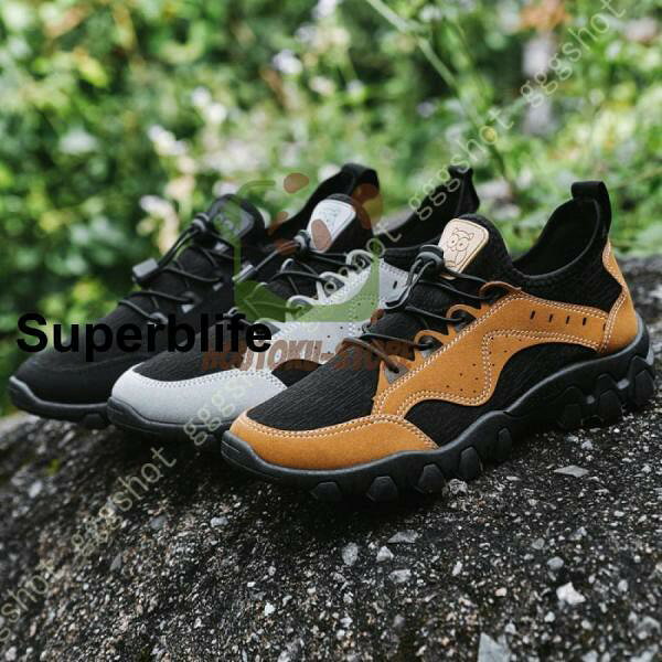 メンズ 防水 登山靴 登山用シューズ 3e 防滑 レトロ ハイキングシューズ 遠足 軽量 キャンプシューズ 軽登山 トレッキングシューズ 防水設計 ウォーキング