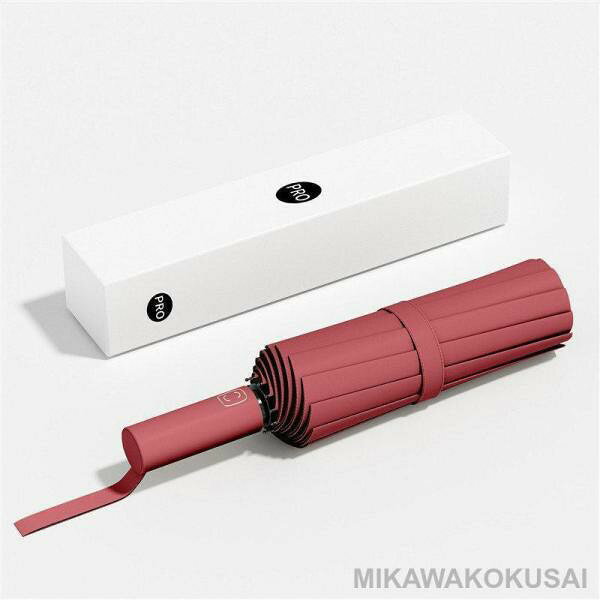 ONOFFshopの日傘 軽量 折りたたみ 完全遮光 折りたたみ日傘 軽量 レディース 20本骨 傘 雨傘 メンズ 折り畳み傘 ワンタッチ 自動開閉 撥水加工 晴雨兼用｜アングル3
