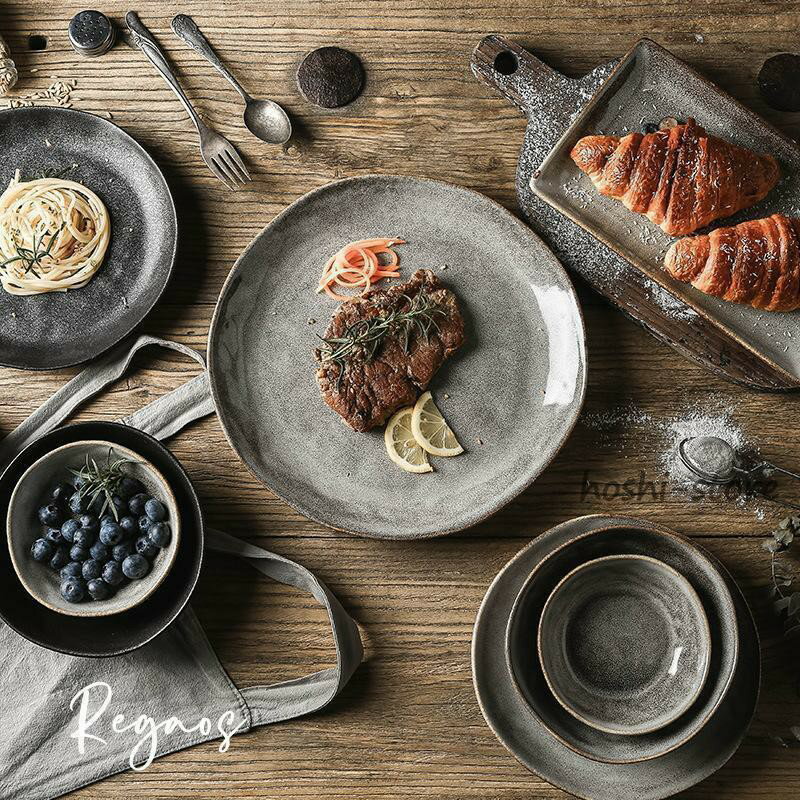 皿 おしゃれ 大皿 中皿 食器 北欧 かわいい シンプル プレート 電磁レジ 食洗器 セット 黒 カラー：ブラック/カーキサイズ：写真記載素材：陶器ご注意：※お客様の閲覧環境により、実物と色具合や質感が異なって見える場合がございます。※サイズは平置きサイズです。素人採寸ですので、若干の誤差がございます、ご了承ください。※MADE IN CN皿 おしゃれ 大皿 中皿 食器 北欧 かわいい シンプル プレート 電磁レジ 食洗器 セット 黒 カラー：ブラック/カーキサイズ：写真記載素材：陶器ご注意：※お客様の閲覧環境により、実物と色具合や質感が異なって見える場合がございます。※サイズは平置きサイズです。素人採寸ですので、若干の誤差がございます、ご了承ください。※MADE IN CN